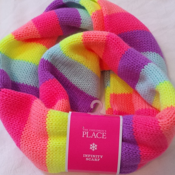 The Children's Place Other - NWT The Childrens Place Neon Stripe Infinity Scarf